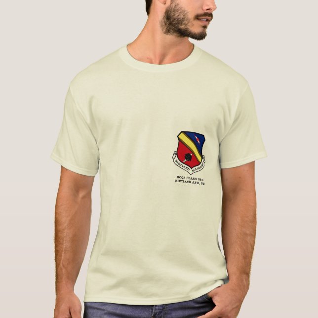 Camiseta Academia de Kirtland AFB NCO (Anverso)