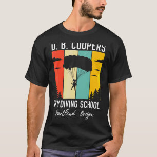 Camiseta Academia de paracaidismo retro D B Cooper Db Coope