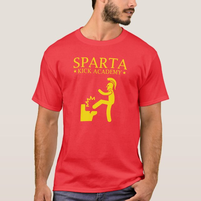Camiseta Academia del retroceso de Sparta (Anverso)