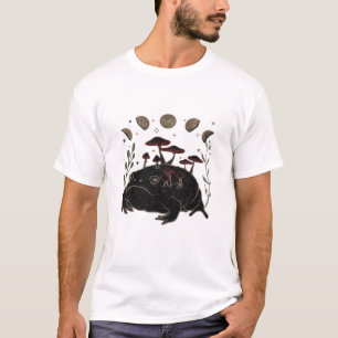 Camiseta Academia Luna Bruja Estética Goblincore Rana Cla