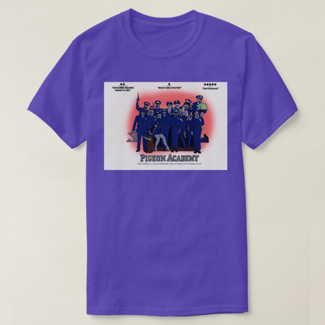 Camiseta Academia Pigeon (Diseño del anverso)