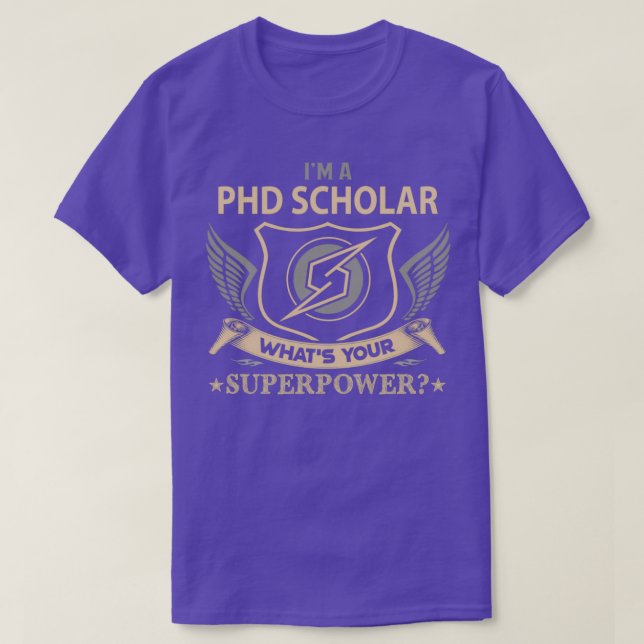 Camiseta Académico De Phd ¿Cuál Es Tu Artículo De Regalo De (Diseño del anverso)