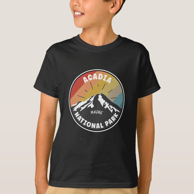 Camiseta Acadia National Park Maine (Anverso)