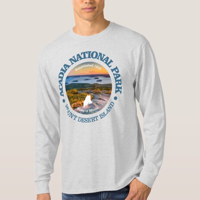 Camiseta Acadia NP (Cadillac Mtn) (Anverso)
