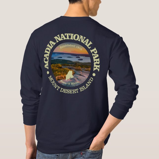 Camiseta Acadia NP (Cadillac Mtn) (Reverso)