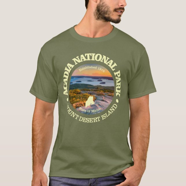Camiseta Acadia NP (Cadillac Mtn) (Anverso)