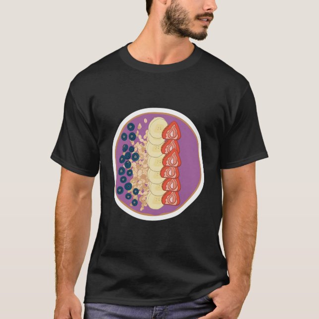 Camiseta Acai Bowl Funny Boho Vintage (Anverso)