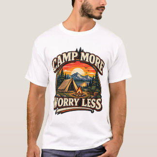 Camiseta Acampa Preocúpate Menos