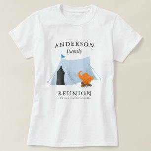 Camiseta Acampada de la reunión de familia