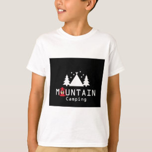 Camiseta acampada de montaña