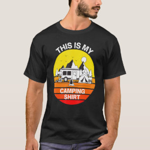 Camiseta Acampada de pesca Acampada al aire libre