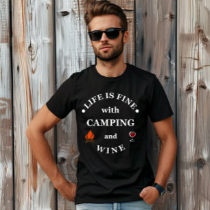 Camiseta Acampada y declaraciones de vino financiadas