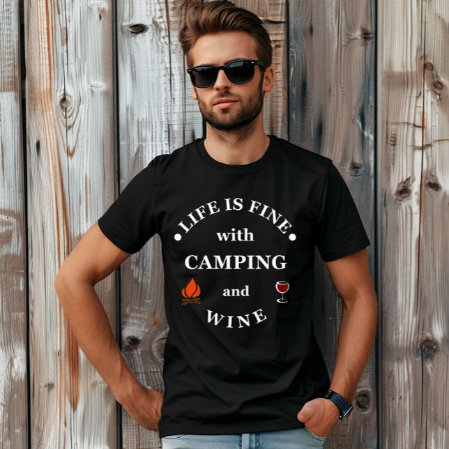 Camiseta Acampada y declaraciones de vino financiadas (Subido por el creador)