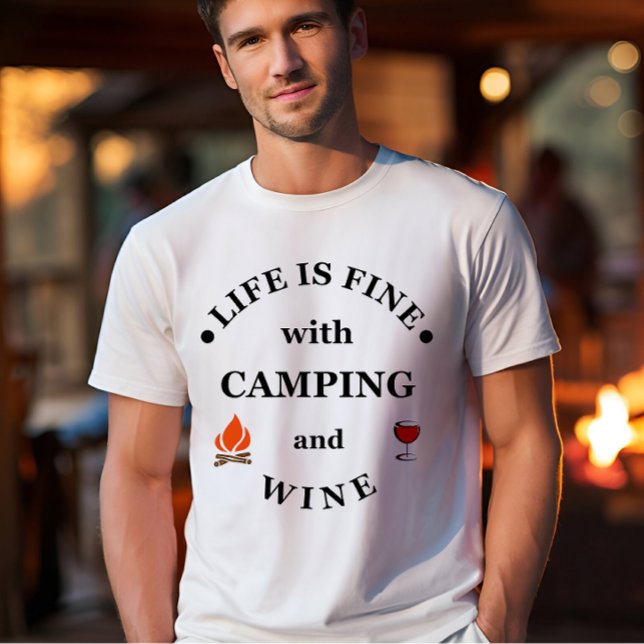 Camiseta Acampada y declaraciones de vino financiadas (Subido por el creador)