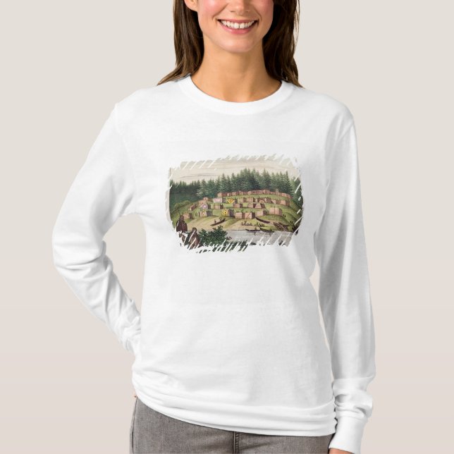 Camiseta Acampamento indio en la isla de Quadra (Anverso)