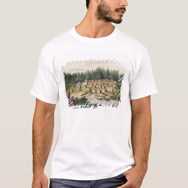 Camiseta Acampamento indio en la isla de Quadra (Anverso)