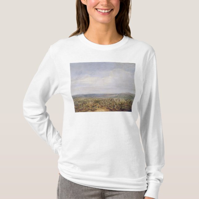 Camiseta Acampamento militar (Anverso)
