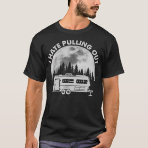Camiseta Acampando I Odio Sacar La Graciosa Vintage Retro