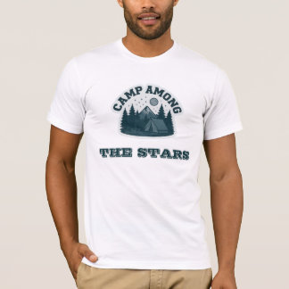 Camiseta Acampar Entre Las Estrellas Vintage Camping al Air