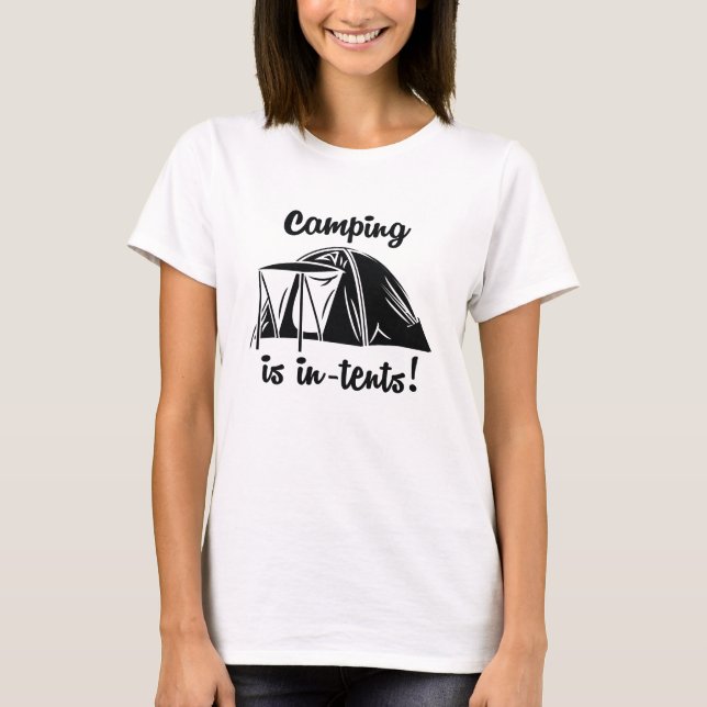 Camiseta Acampar es intenso (Anverso)