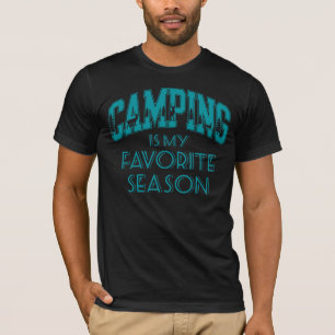 Camiseta Acampar Es Mi Estación Favorita