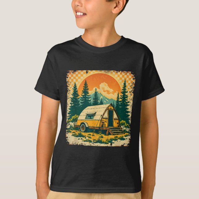 Camiseta Acampar es mi terapia  (Anverso)