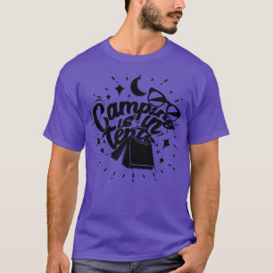 Camiseta Acampar Está En Tiendas 5