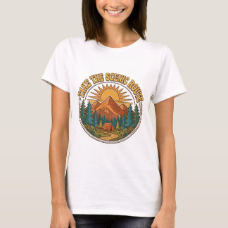 Camiseta Acampar por la ruta
