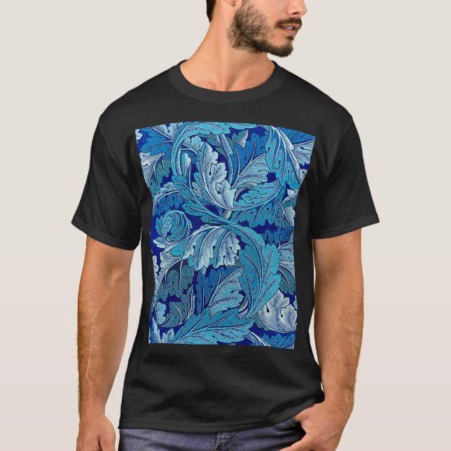Camiseta Acanthus Blue, William Morris (Anverso)