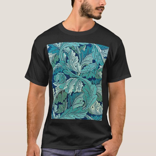 Camiseta Acanthus Green, William Morris (Anverso)