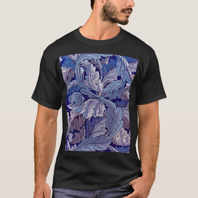 Camiseta Acanthus Purple, William Morris (Anverso)