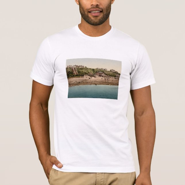 Camiseta Acantilado del oeste, Folkestone, Kent, Inglaterra (Anverso)