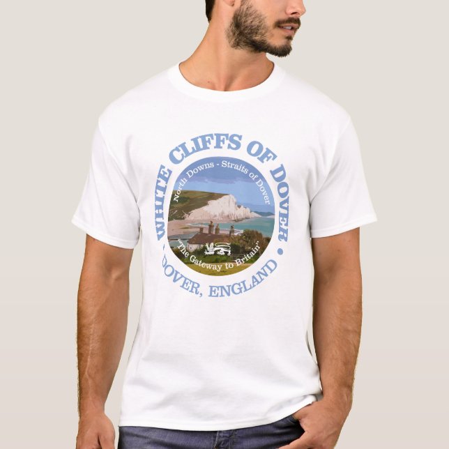 Camiseta Acantilados Blancos de Dover (rd) (Anverso)