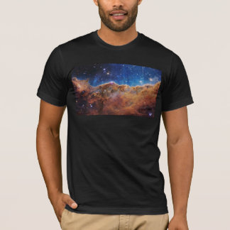 Camiseta Acantilados cósmicos Telescopio web Carina Nebula