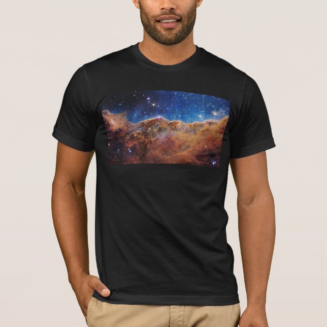 Camiseta Acantilados cósmicos Telescopio web Carina Nebula  (Anverso)
