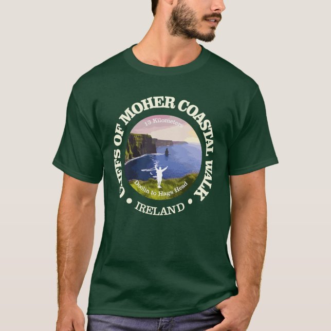 Camiseta Acantilados de Moher Coastal Walk (rd) (Anverso)