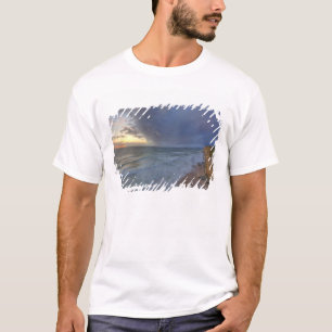 Camiseta Acantilados marinos atrapan la última luz del día 