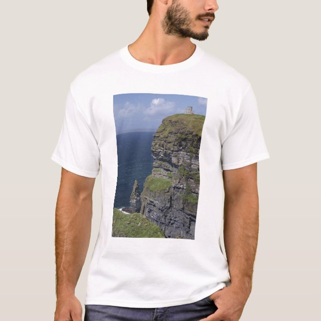 Camiseta Acantilados panorámicos de la torre de Moher y O'B (Anverso)