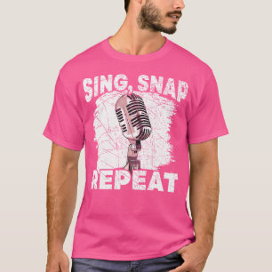 Camiseta Acapella Cantando Instructor Música Voz Cantar