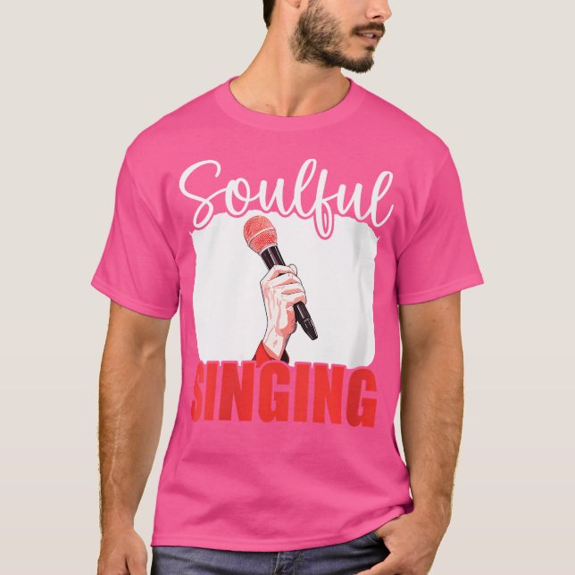 Camiseta Acapella Cantando Instructor Música Voz Cantar (Anverso)