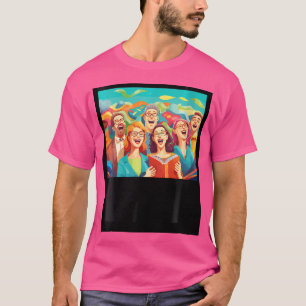 Camiseta Acapella Cantando Instructor Música Voz Cantar