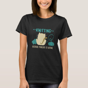 Camiseta Acariciar Gatos Porque El Asesinato Está Equivocad