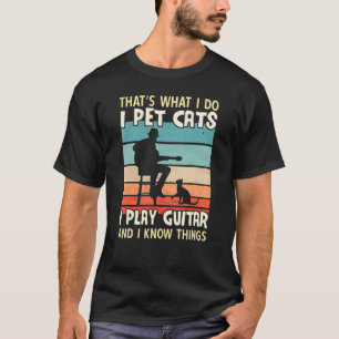 Camiseta Acaricio Gatos Toco Guitarra Y Sé Cosas Hombres G