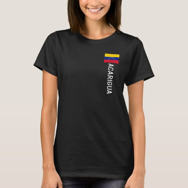 Camiseta Acarigua Colombia Para Hombres Colombianos Mujeres (Anverso)