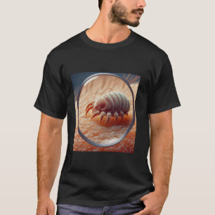 Camiseta Ácaro Demodex Bichos Ciencia Friki Biología