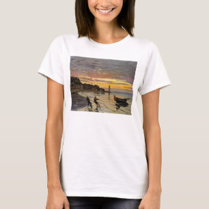Camiseta Acarreando un barco en tierra, Honfleur de Claude