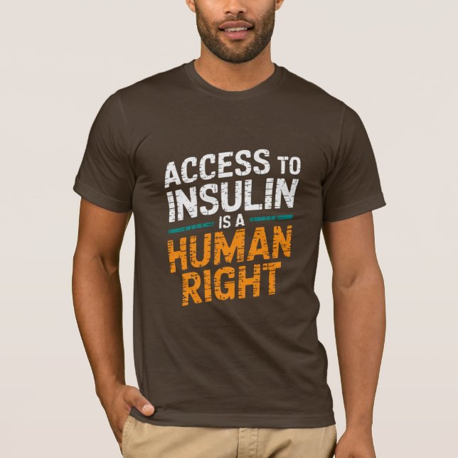 Camiseta Acceso a la insulina (Anverso)