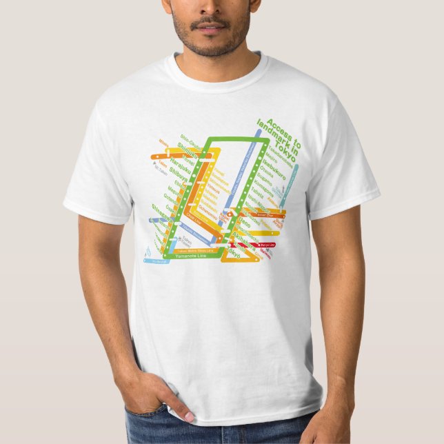Camiseta Acceso a monumentos en Tokio (Anverso)
