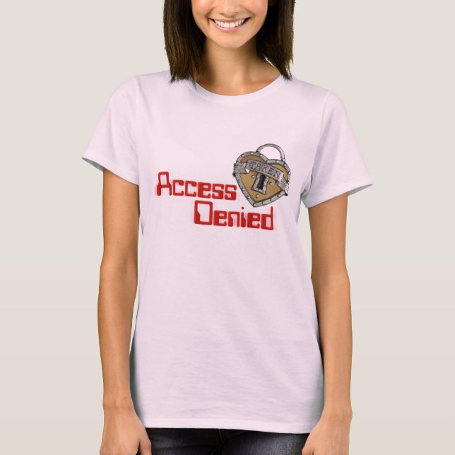 Camiseta Acceso negado (Anverso)