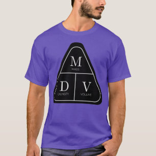 Camiseta Acceso rápido a triángulo de ecuación de densidad